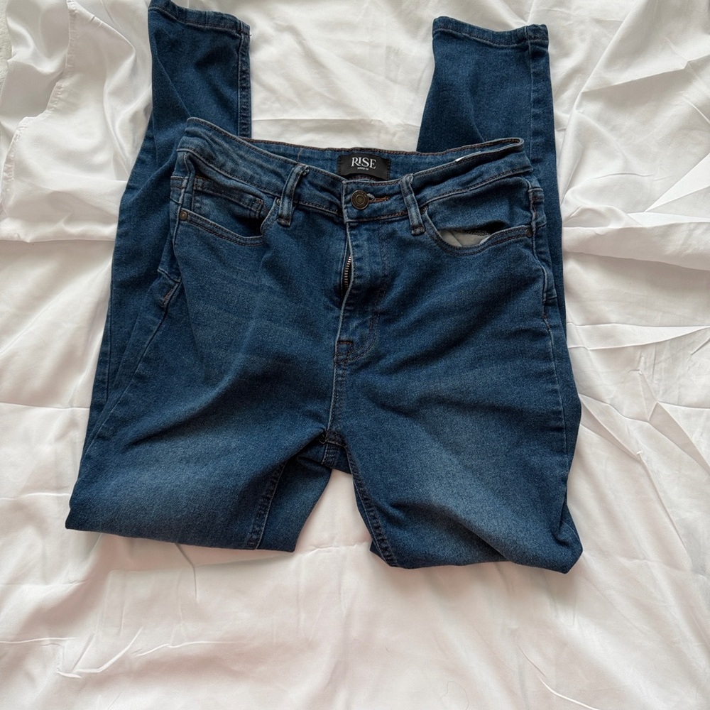 Women's Dark Blue Skinny Jeans